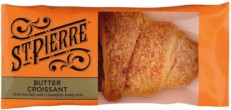 St. Pierre Butter Croissant 16 Pcs. Tray Individually Wrapped Global Snacks
