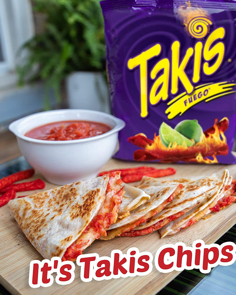 Takis Fuego Chips 180g Pack of 3 Global Snacks