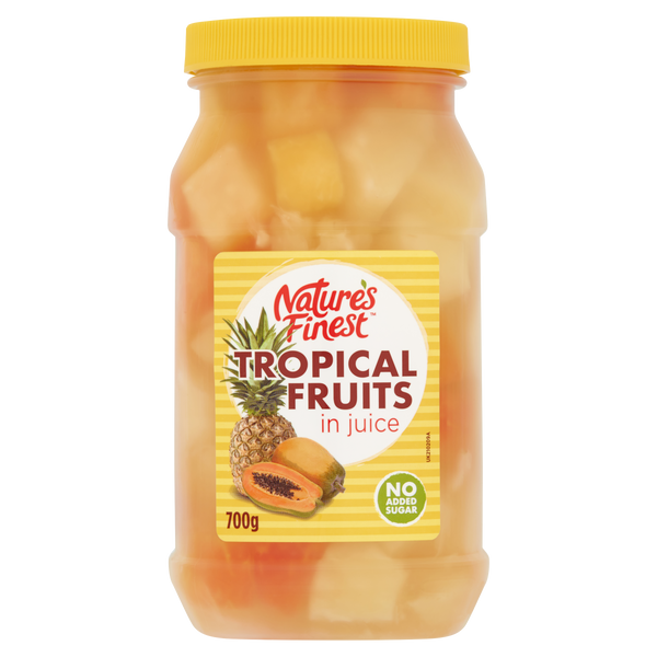 Nature's Finest Tropical Fruits In Juice 700g