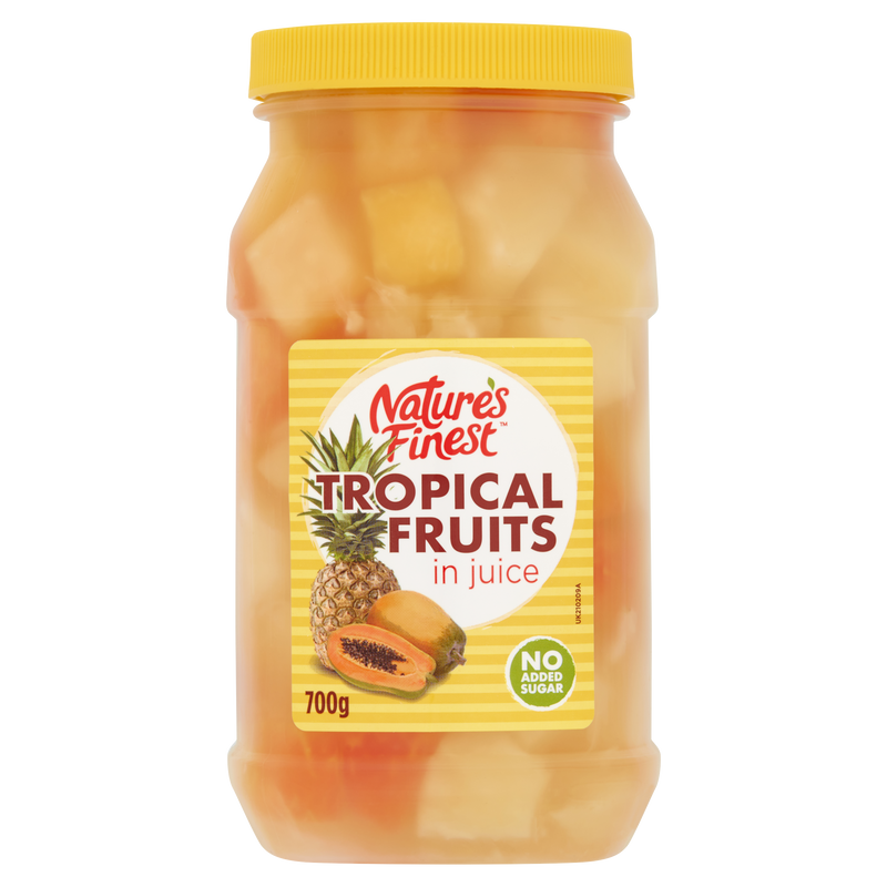 Nature's Finest Tropical Fruits In Juice 700g