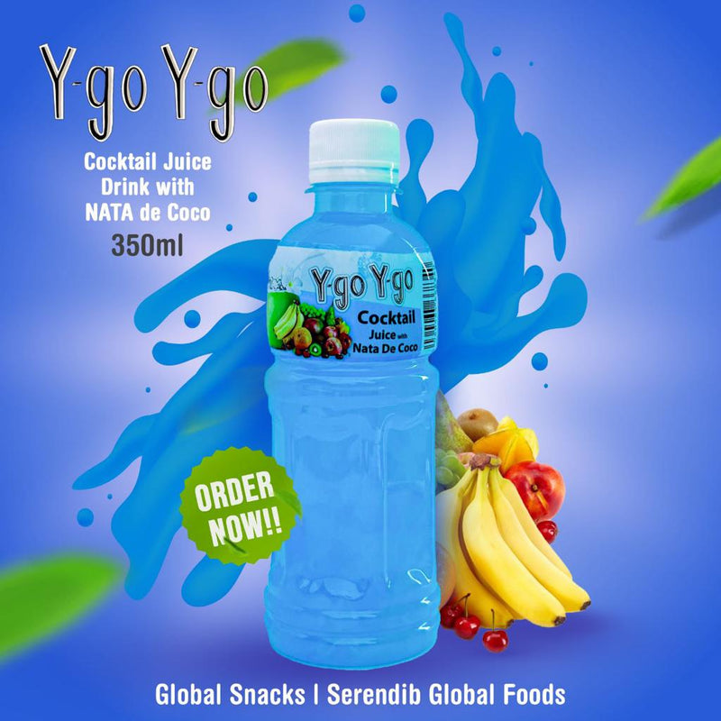 Ygo Ygo Cocktail flavour 6 bottles | Nata De Coco | New Drink | Y-go Y-go Global Snacks