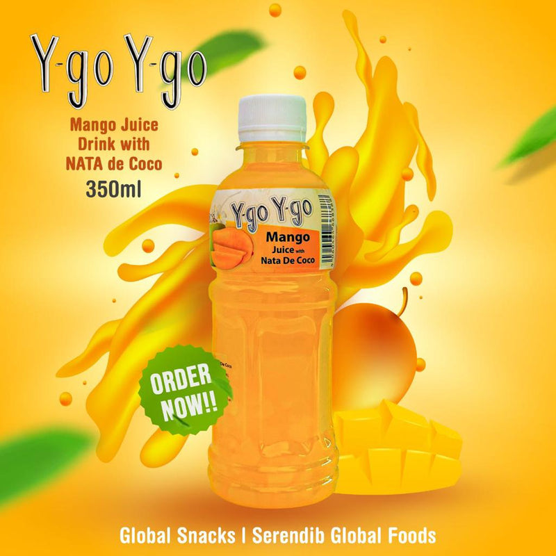 Ygo Ygo Mango flavour 6 bottles | Nata De Coco | New Drink  | Y-go Y-go Global Snacks