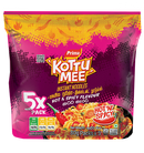 Prima Kottu Mee Instant Noodles Family Pack | Hot & Spicy | 78g X 5 | Product of Sri Lanka | Pack of 6