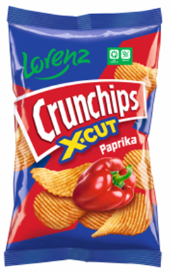 Lorenz Crunch-Chips X-Cut Paprika 75g X 12