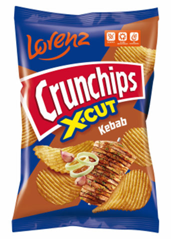 Lorenz Crunch-Chips X-Cut Kebab 130g X 10
