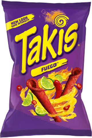 Takis Chilli and Lime Fried Corn Snack ( 180g X 10)