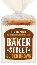 Baker Street Brown Bread Sliced 500g X 9pcs